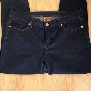 Tory Burch Dark Blue Ankle Jeans